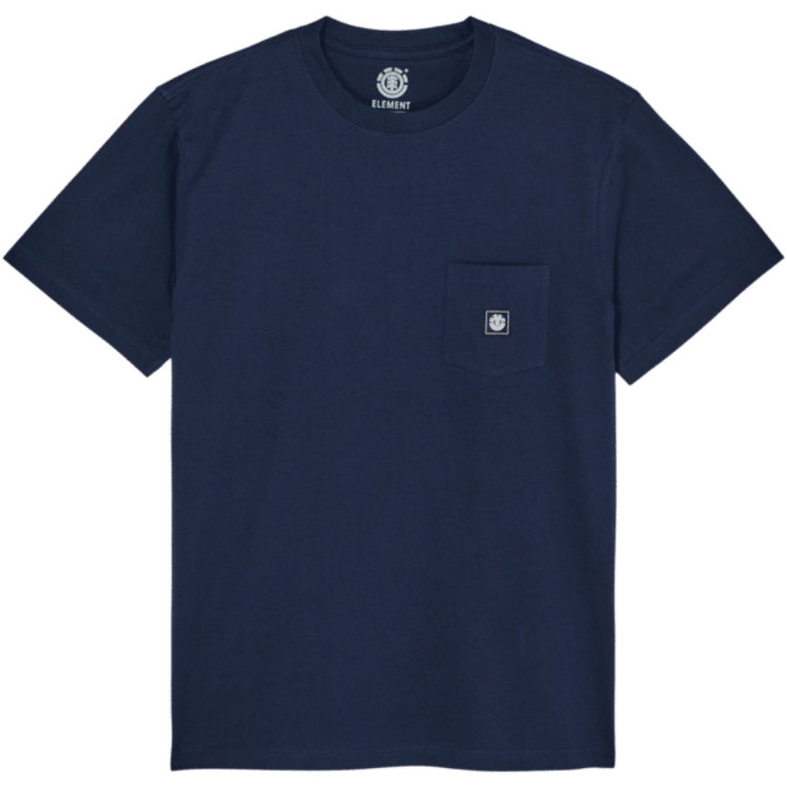 2026 Element Mens Icon Label Pocket T-shirt ELYKT00198 - Eclipse Navy